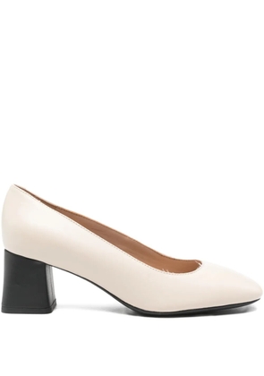 Geox 55mm block-heel pumps - Neutrals