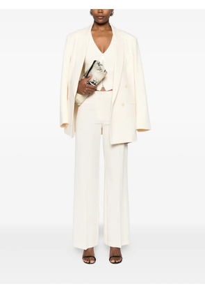 Patrizia Pepe zip-up waistcoat - White