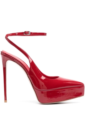 Le Silla 145mm UMA patent leather pumps - Red