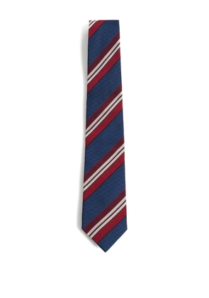 Valentino Garavani Valentie striped silk tie - Blue