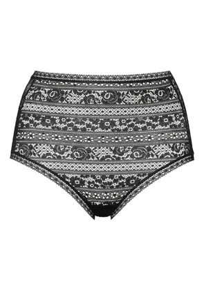 ERES Voilette high-waisted lace briefs - Black
