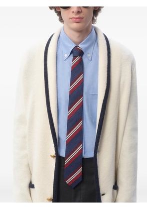 Valentino Garavani Valentie striped silk tie - Blue