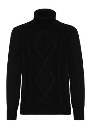 Brunello Cucinelli cashmere turtleneck sweater - Black
