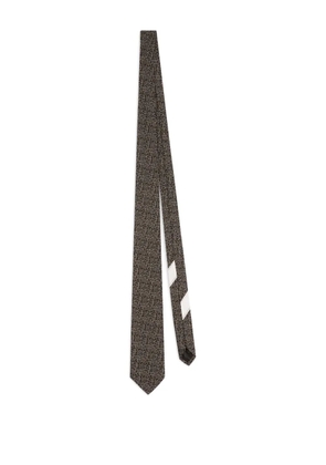 DRIES VAN NOTEN patterned tie - Brown