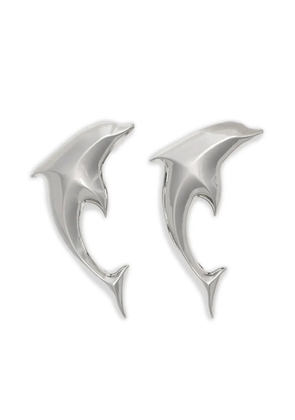 Blumarine dolphin ear cuffs - Silver