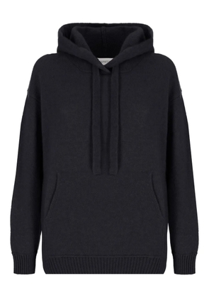 Laneus hooded knitted sweater - Black