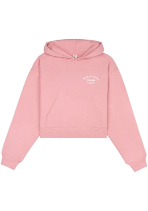 Sporty & Rich Wellness Studio cropped hoodie - Pink