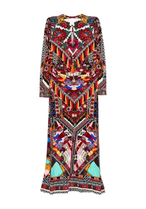 Camilla Patchwork Alchemy dress - Red