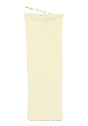 Jacquemus La jupe Pralù midi skirt - Yellow