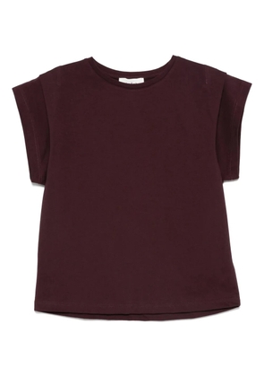 Ba&Sh Pio capped-sleeve cotton T-shirt - Purple