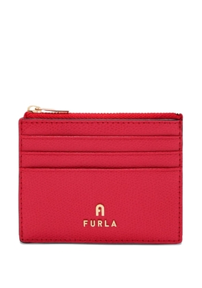 Furla small Camelia zip-top card holder - Red