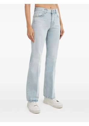 Haikure Flora press-crease flared jeans - Blue