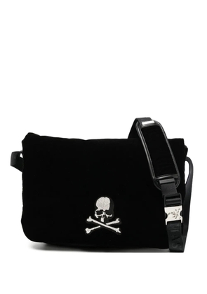 Mastermind World logo-embroidered shoulder bag - Black