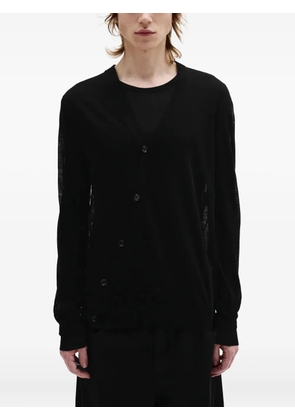 Ann Demeulemeester V-neck cardigan - Black