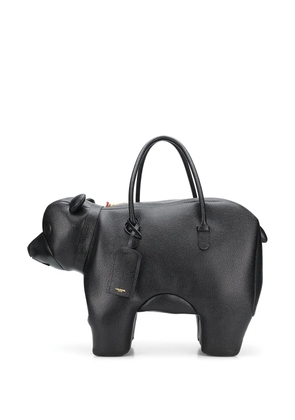Thom Browne Bear pebbled bag - Black
