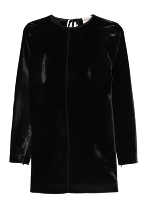 Semicouture tie-fastening dress - Black