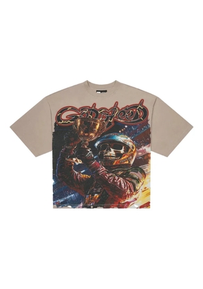 GODSPEED Podium Dreams graphic-print T-shirt - Neutrals