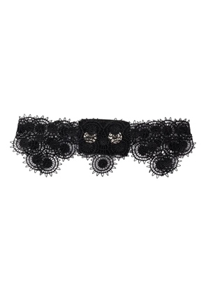 Manokhi lace-embellishment choker necklace - Black