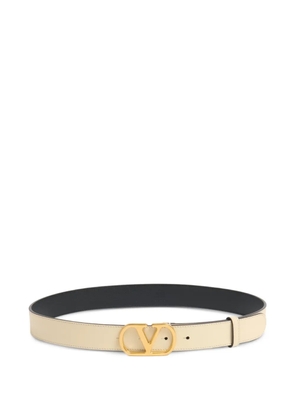 Valentino Garavani 30mm VLogo Signature belt - Neutrals