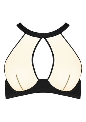 Maison Close Pure Tentation triangle bra - Black