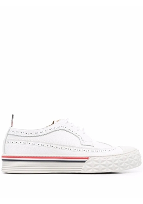 Thom Browne Collegiate longwing low-top sneakers - White