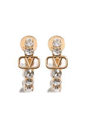 Valentino Garavani VLogo Signature drop earrings - Gold