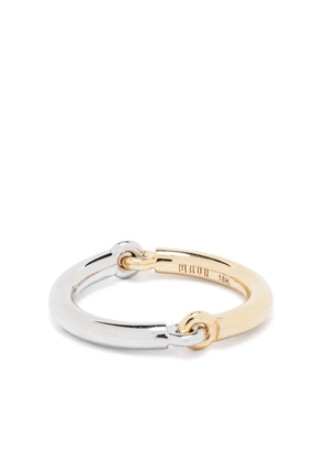 MAOR 18K yellow and white gold Aquila ring