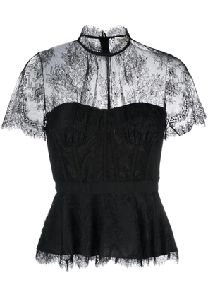 Simkhai lace-embellished corset top - Black