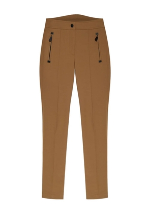 Moncler Grenoble zip-detail trousers - Brown