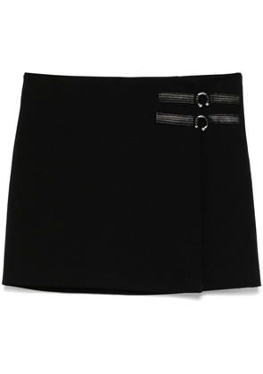 Chiara Ferragni wrap mini skirt - Black