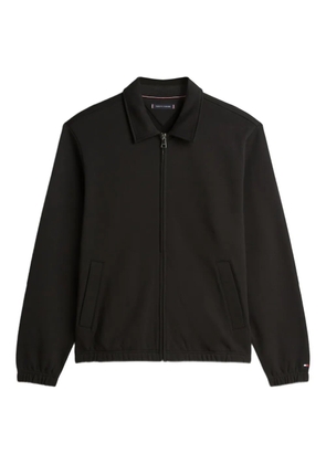 Tommy Hilfiger collared zipped sweatshirt - Black
