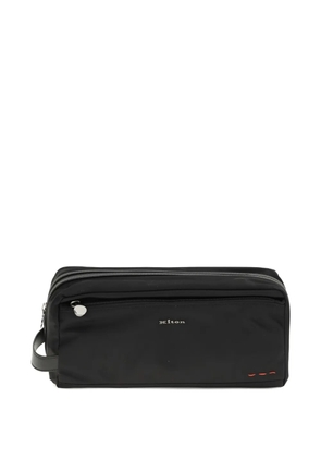 Kiton zip-fastening wash bag - Black