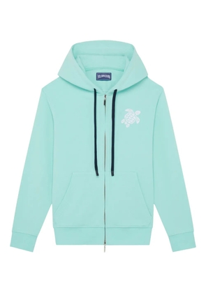 Vilebrequin logo-embroidered hoodie - Green