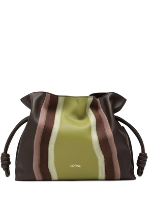 LOEWE medium Flamenco clutch bag - Green