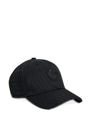 Fusalp quilted logo-plaque baseball cap - Black