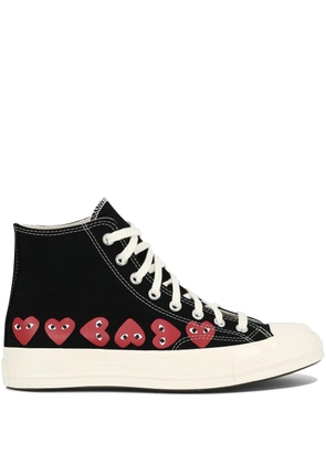 Comme Des Garçons Play x Converse heart-print high-top trainers - Black