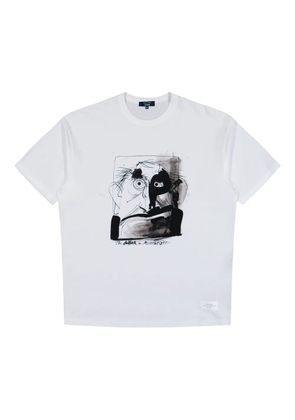 Comme des Garçons Homme print-detail T-shirt - White