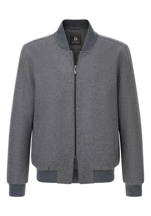 Boggi Milano wool-blend bomber jacket - Grey