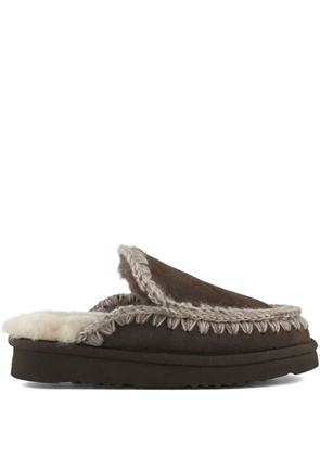 Mou Eskimo crochet mules - Brown