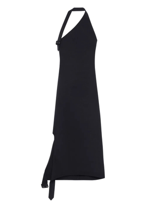 Courrèges asymmetric buckle dress - Black