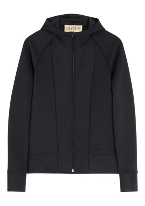Valentino Garavani VLogo Signature-embossed hoodie - Black
