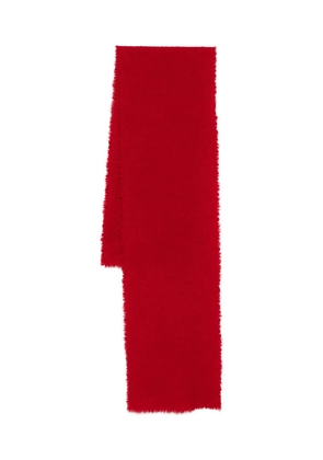 Faliero Sarti fringed scarf - Red