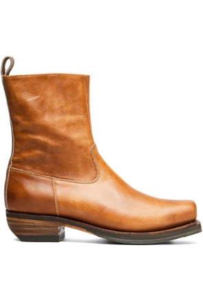 Won Hundred leather ankle boots - Brown