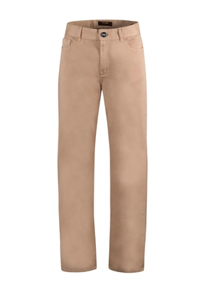 Moorer Sansa-O-Drl button trousers - Neutrals