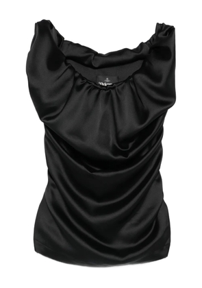 Vivienne Westwood Ginnie draped top - Black