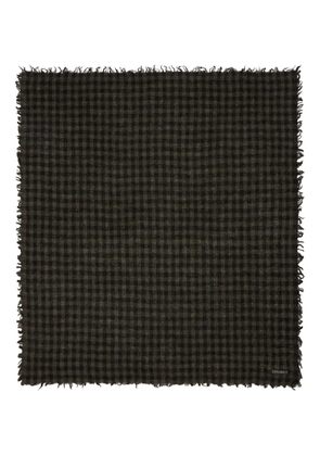 Faliero Sarti Paoletto check-patterned scarf - Black