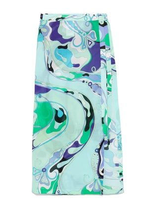 PUCCI printed midi skirt - Green