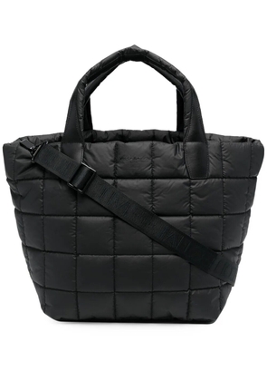 VeeCollective large quilted tote bag - Black