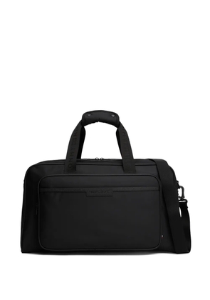 Tommy Hilfiger logo tape duffel bag - Black
