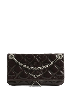 Zadig&Voltaire Rock II Vintage quilted-effect satchel bag - Brown